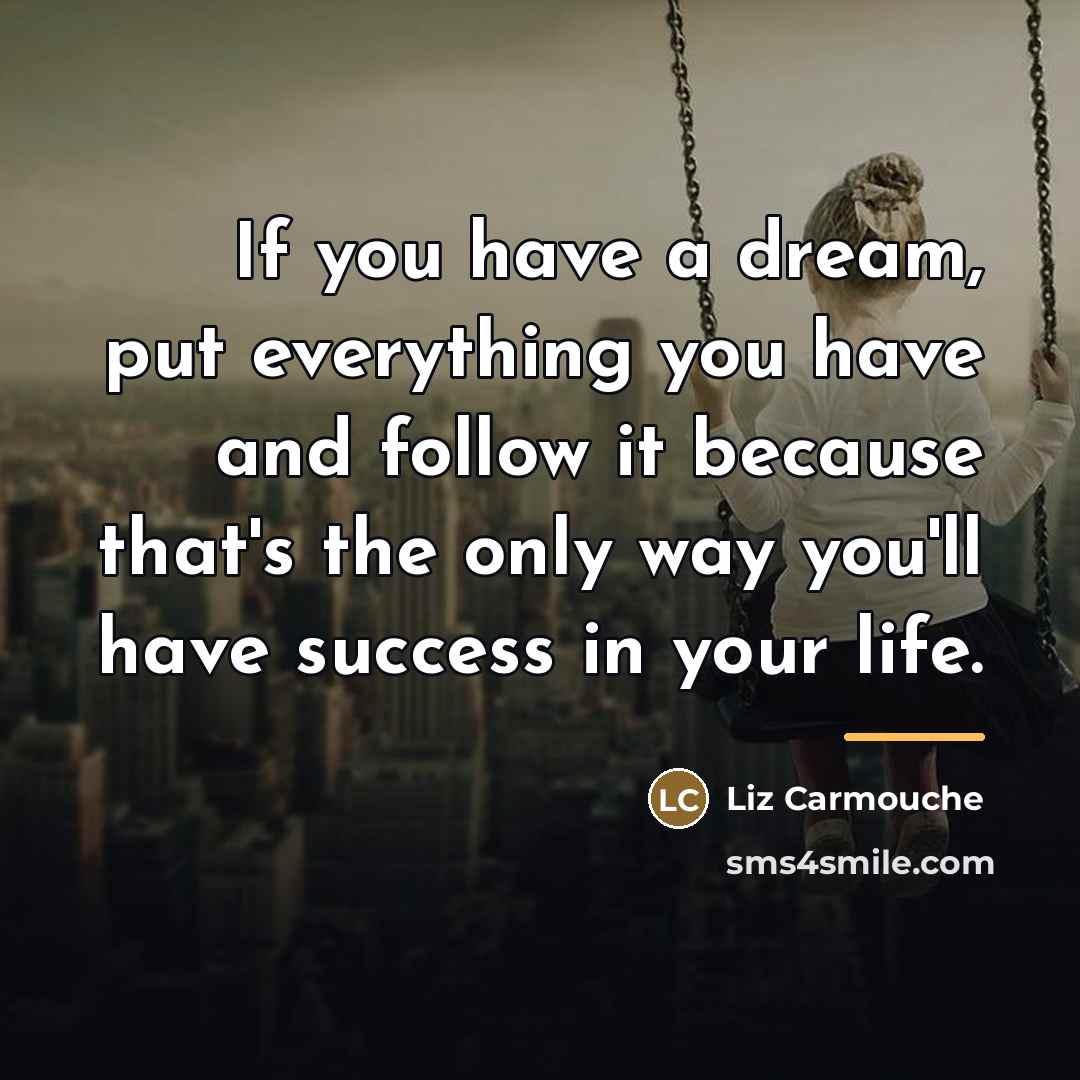 “If you have a dream, put everything you have and…” quote by Liz Carmouche