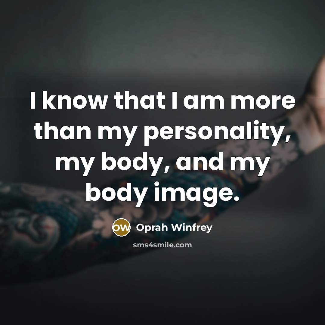 “I know that I am more than my personality, my…” quote by Oprah Winfrey