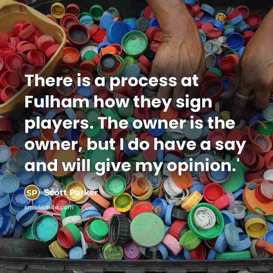 “There is a process at Fulham how they sign players.…” quote by Scott Parker