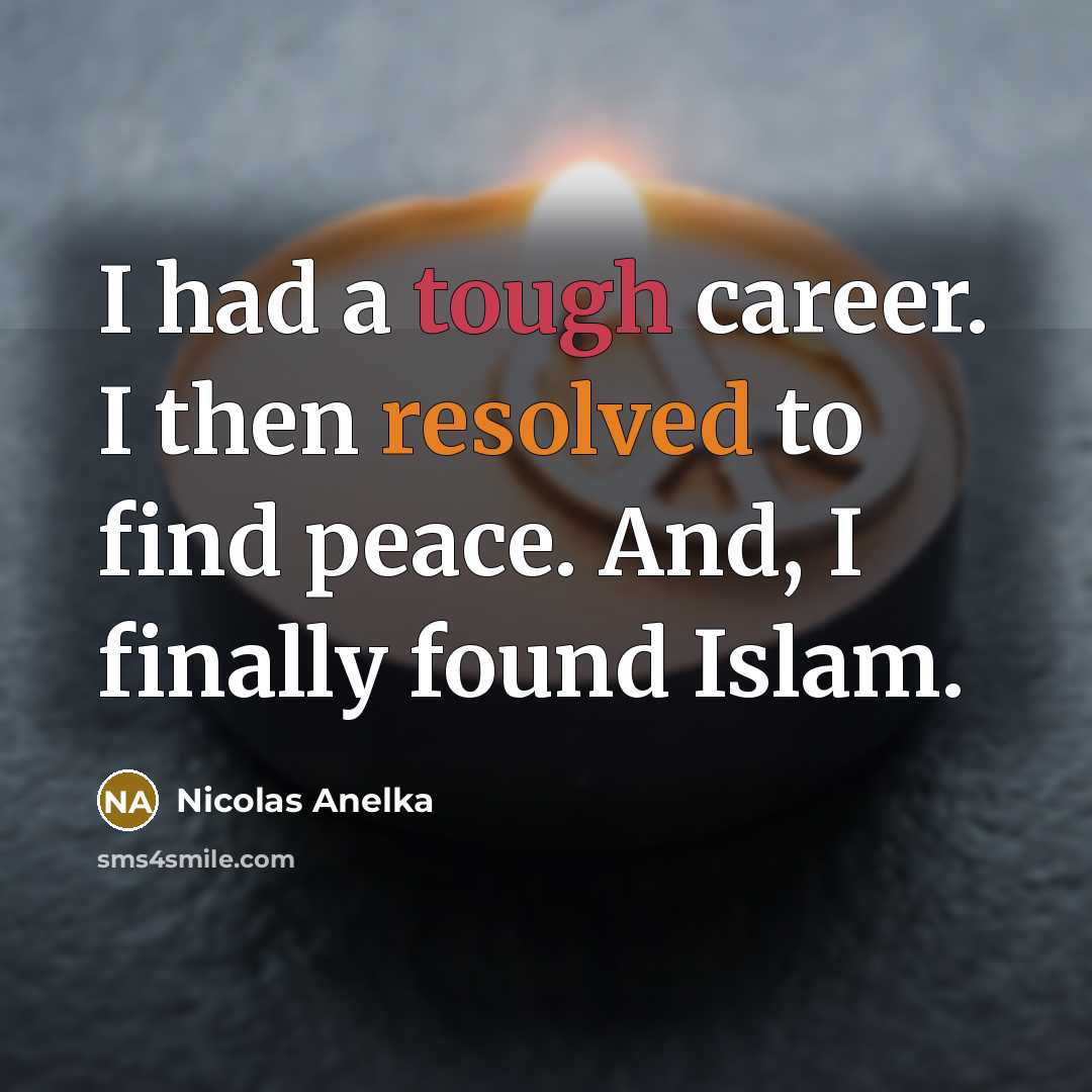 “I had a tough career. I then resolved to find…” quote by Nicolas Anelka