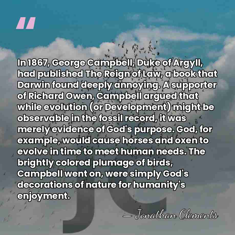 In 1867, George Campbell, Duke of Argyll, had published The Reign of&hellip; - Jonathan Clements