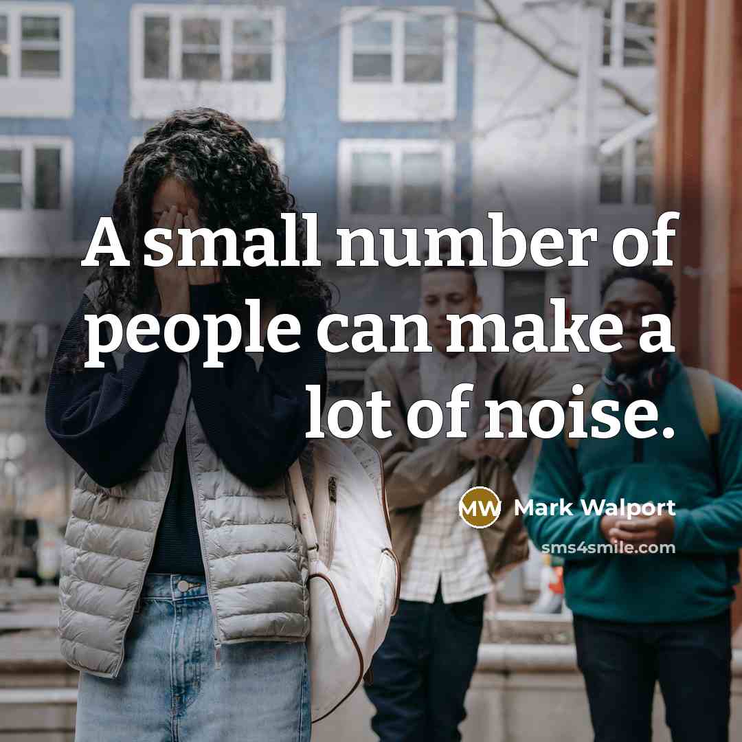 “A small number of people can make a lot of…” quote by Mark Walport