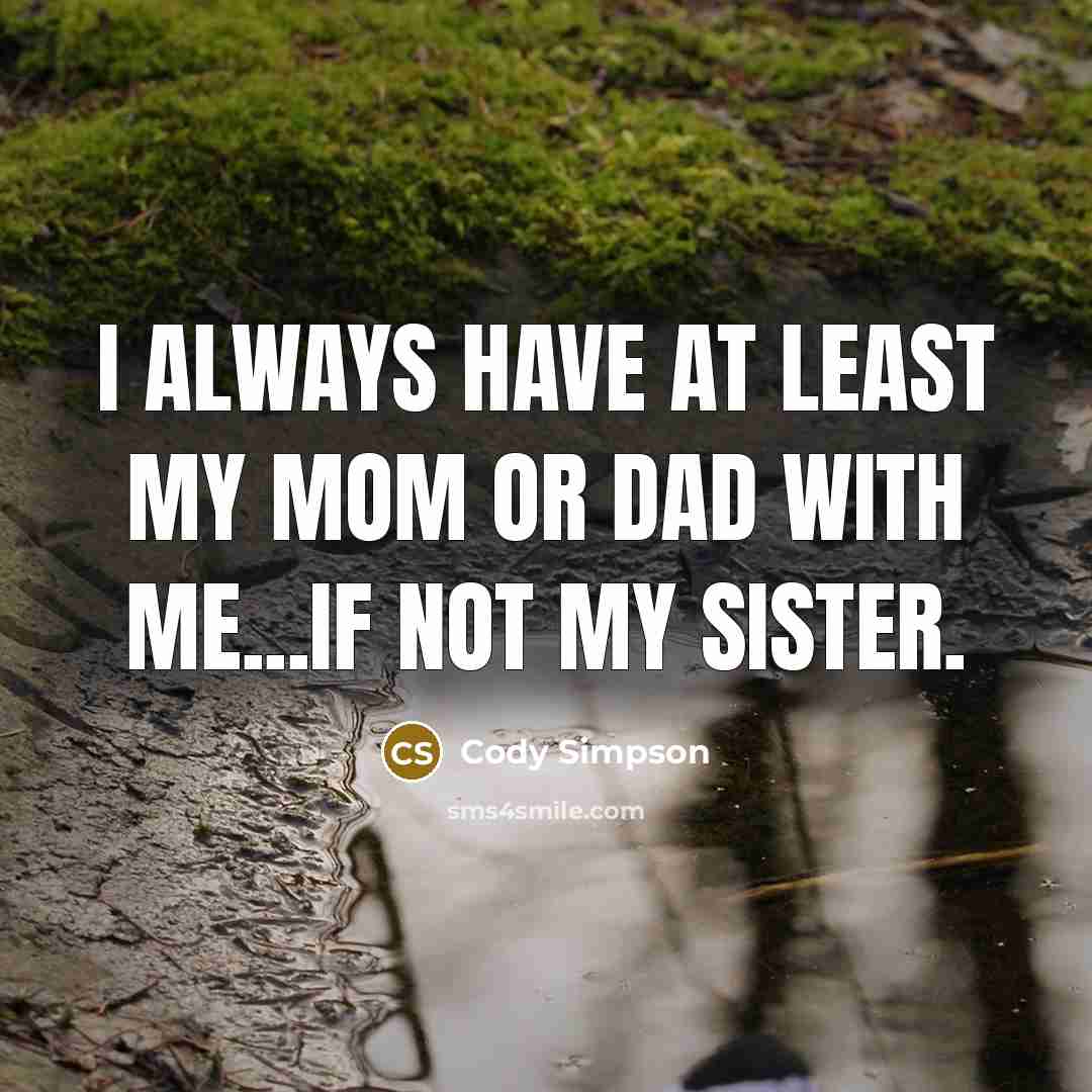 “I always have at least my mom or dad with…” quote by Cody Simpson