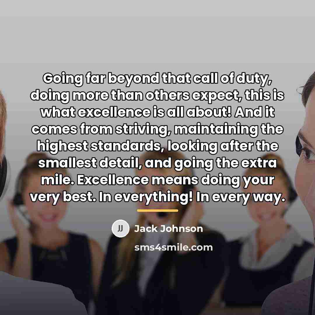 “Going far beyond that call of duty, doing more than…” quote by Jack Johnson