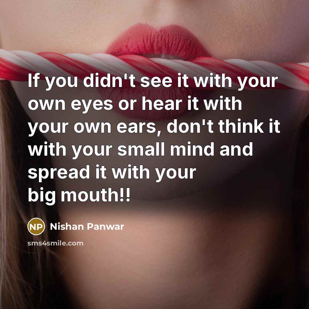 “If you didn't see it with your own eyes or…” quote by Nishan Panwar