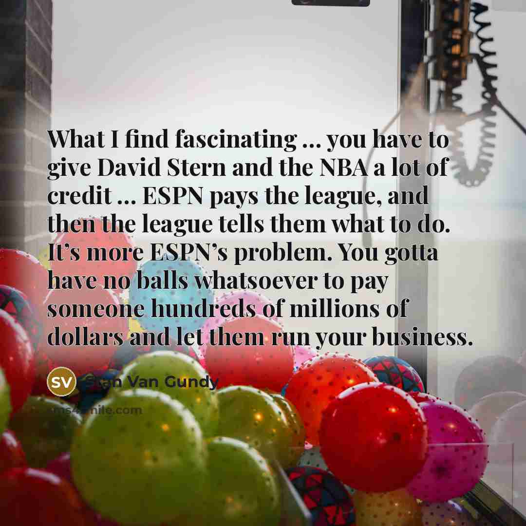 “What I find fascinating … you have to give David…” quote by Stan Van Gundy