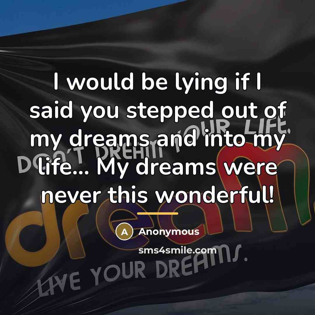 “I would be lying if I said you stepped out…” quote by Anonymous