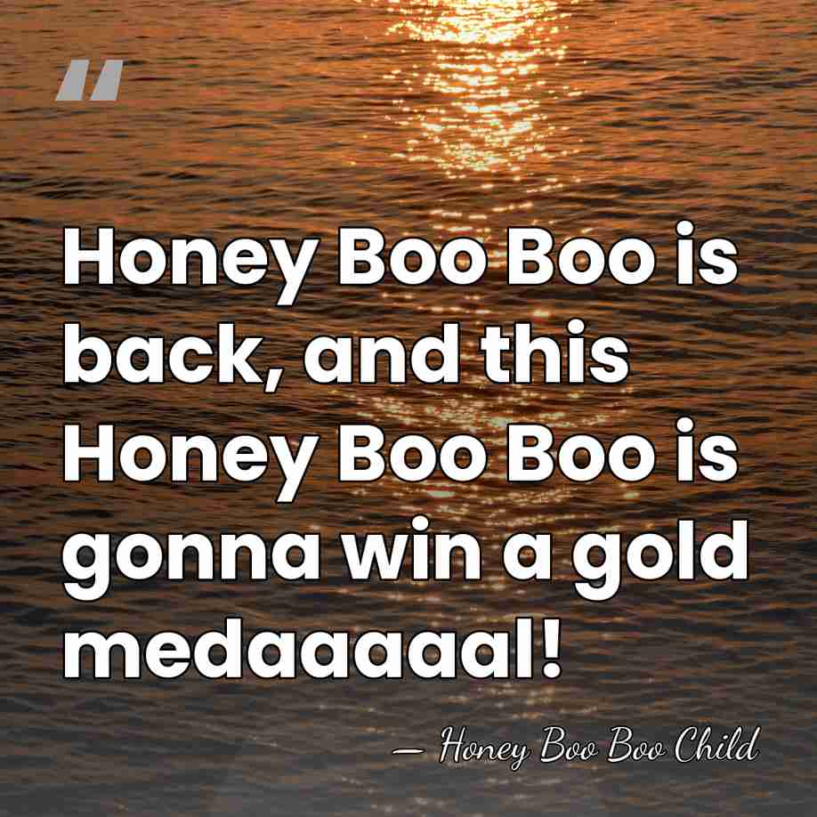 Honey Boo Boo is back, and this Honey Boo Boo is gonna&hellip; - Honey Boo Boo Child
