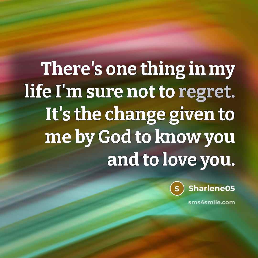 “There's one thing in my life I'm sure not to…” quote by Sharlene05