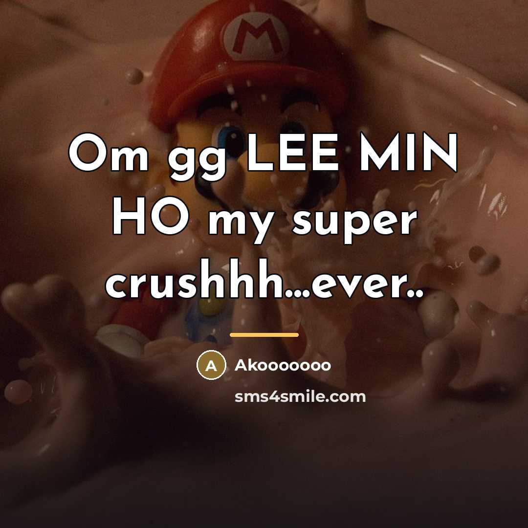 “Om gg LEE MIN HO my super crushhh...ever..…” quote by Akooooooo