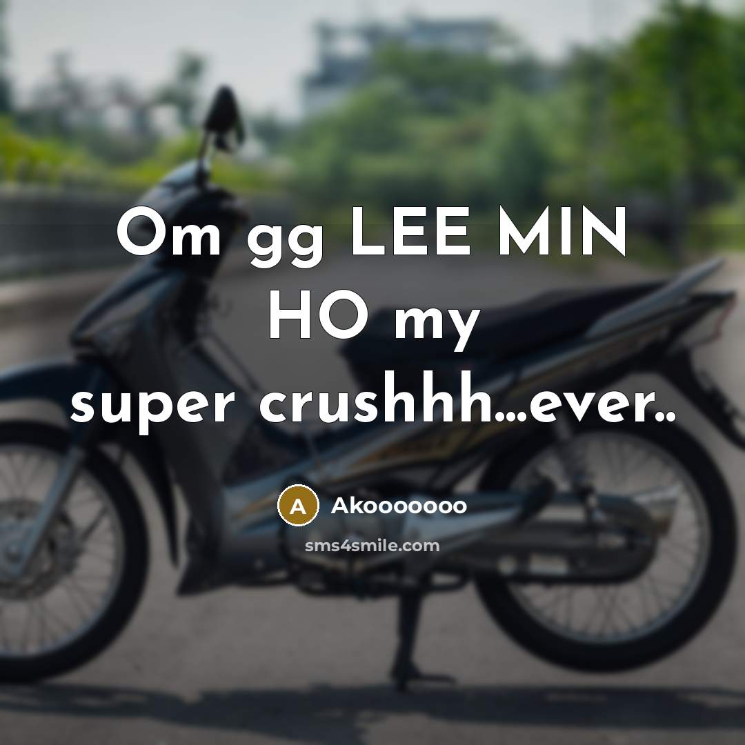 “Om gg LEE MIN HO my super crushhh...ever..” quote by Akooooooo