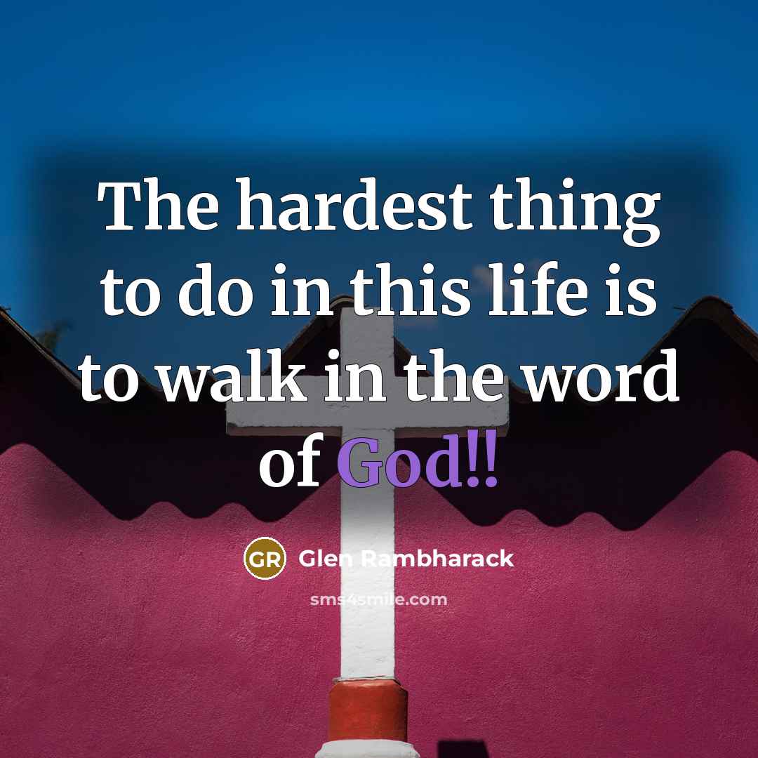 “The hardest thing to do in this life is to…” quote by Glen Rambharack
