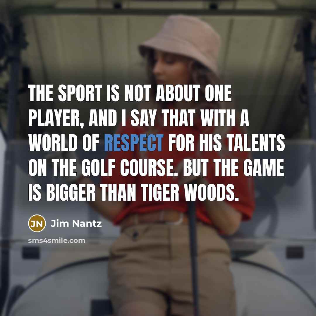 “The sport is not about one player, and I say…” quote by Jim Nantz