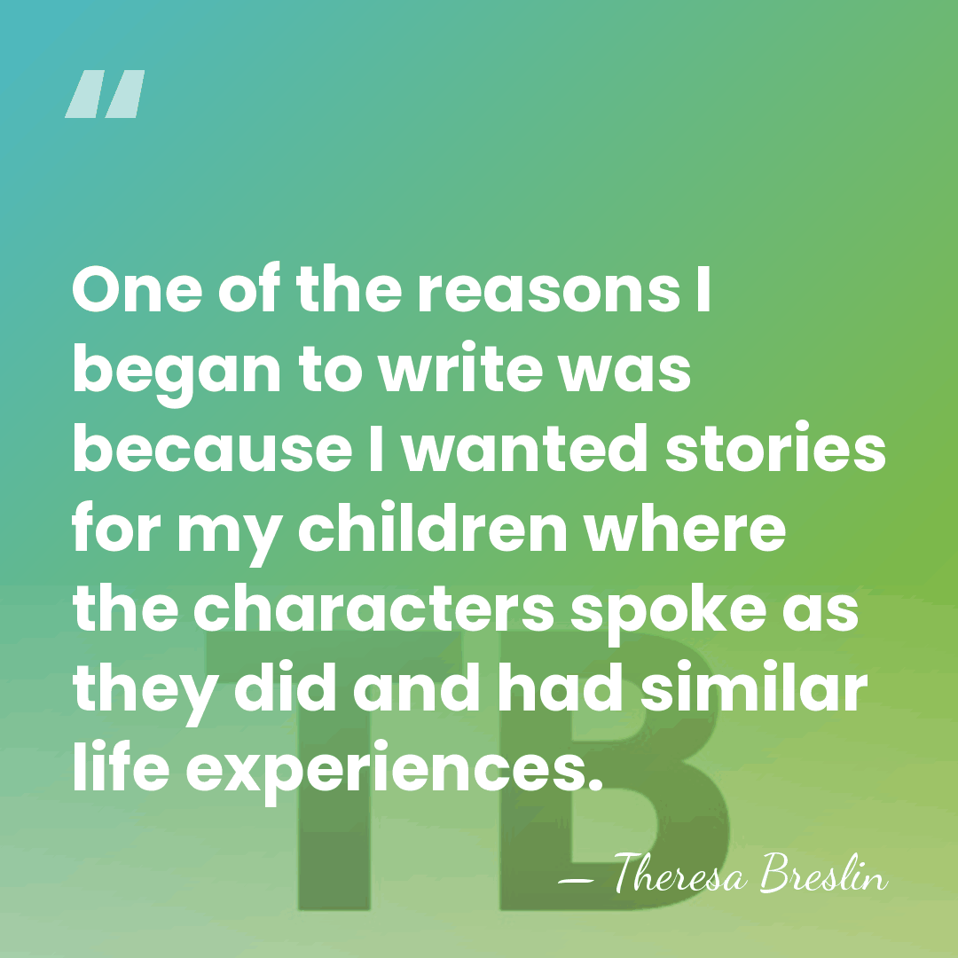 One of the reasons I began to write was because I wanted&hellip; - Theresa Breslin
