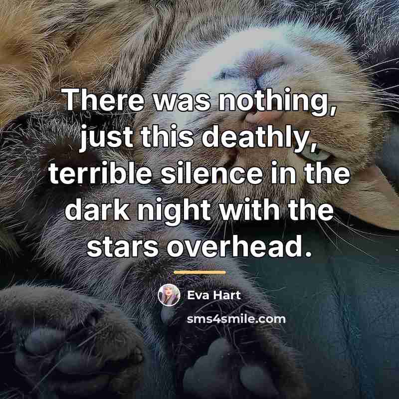 “There was nothing, just this deathly, terrible silence in the…” quote by Eva Hart