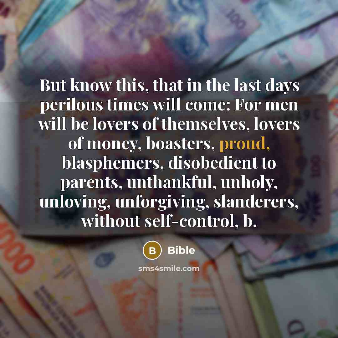 “But know this, that in the last days perilous times…” quote by Bible