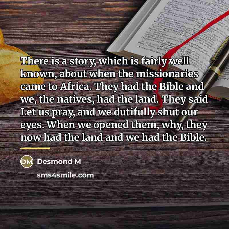 “There is a story, which is fairly well known, about…” quote by Desmond M