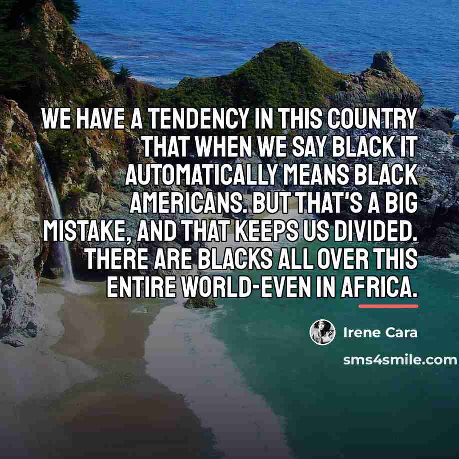 “We have a tendency in this country that when we…” quote by Irene Cara