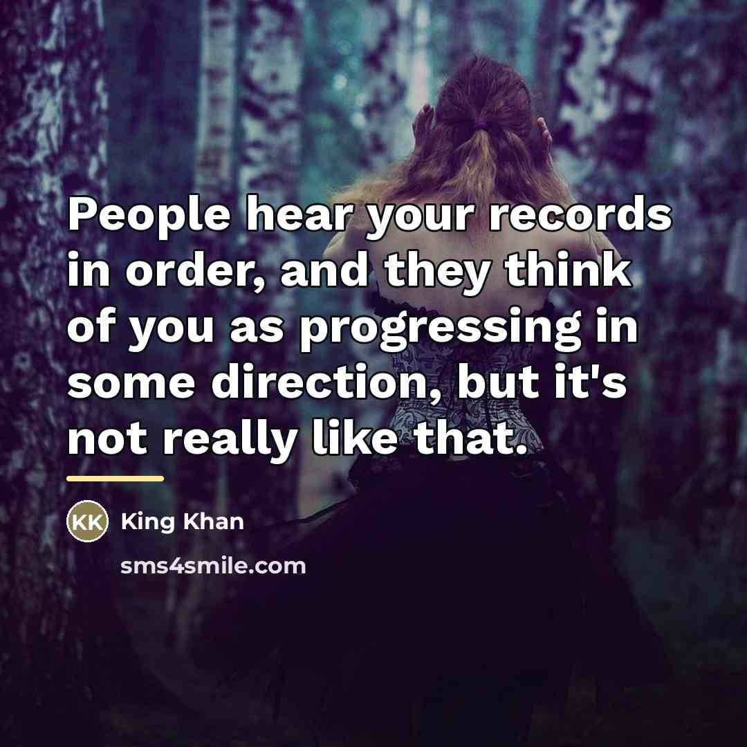 “People hear your records in order, and they think of…” quote by King Khan