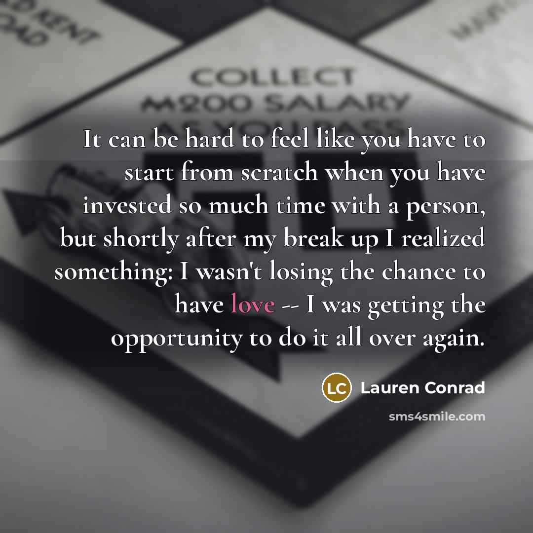 “It can be hard to feel like you have to…” quote by Lauren Conrad