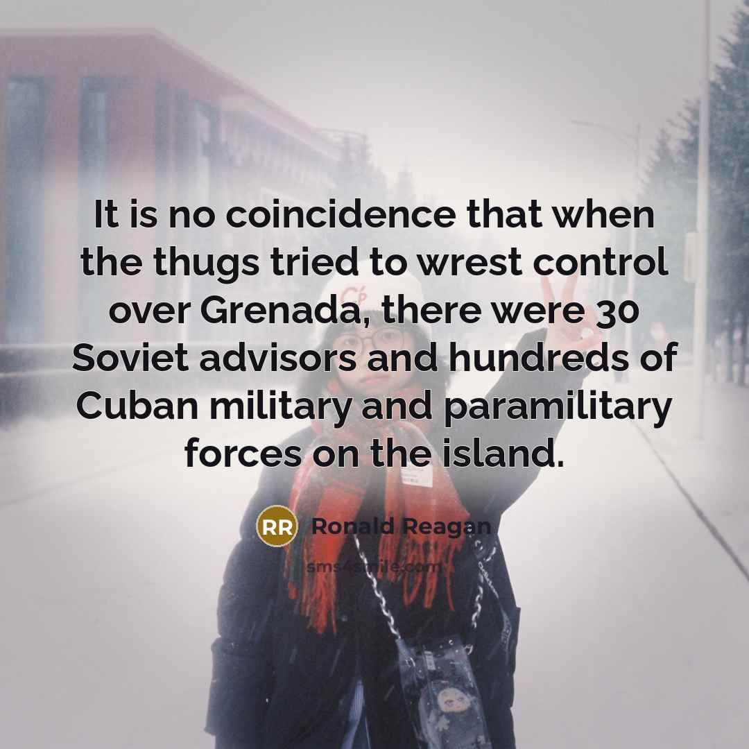 “It is no coincidence that when the thugs tried to…” quote by Ronald Reagan