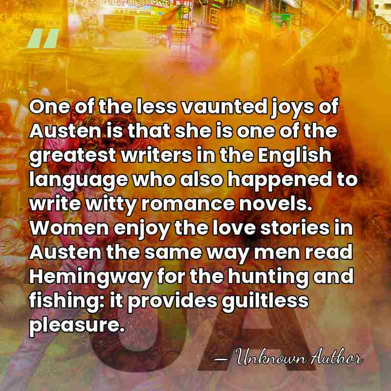 One of the less vaunted joys of Austen is that she is&hellip; - Alessandra Stanley