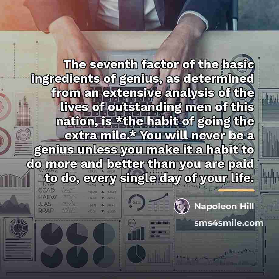 “The seventh factor of the basic ingredients of genius, as…” quote by Napoleon Hill