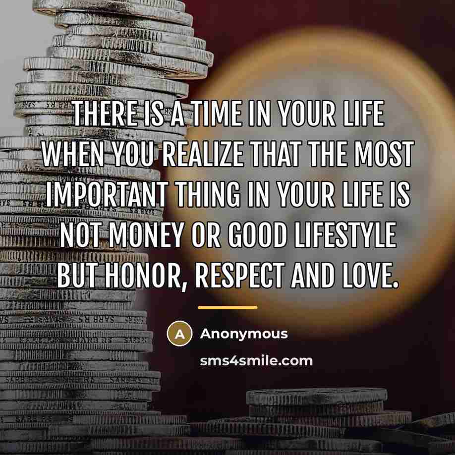 “There is a time in your life when you realize…” quote by Anonymous