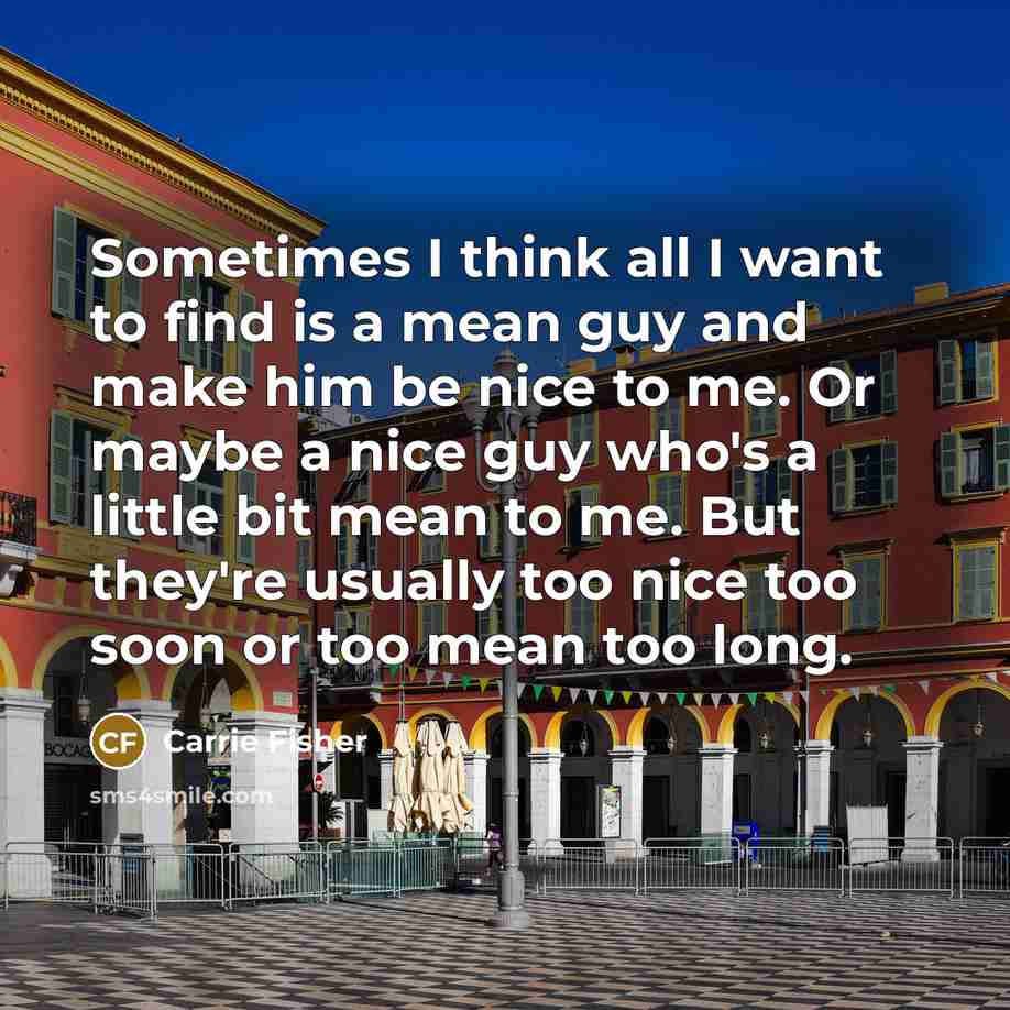 “Sometimes I think all I want to find is a…” quote by Carrie Fisher