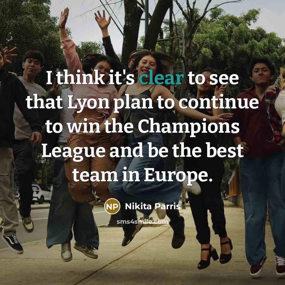 “I think it's clear to see that Lyon plan to…” quote by Nikita Parris
