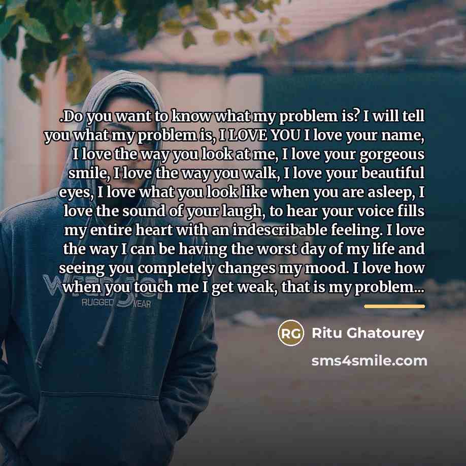 “.Do you want to know what my problem is? I…” quote by Ritu Ghatourey