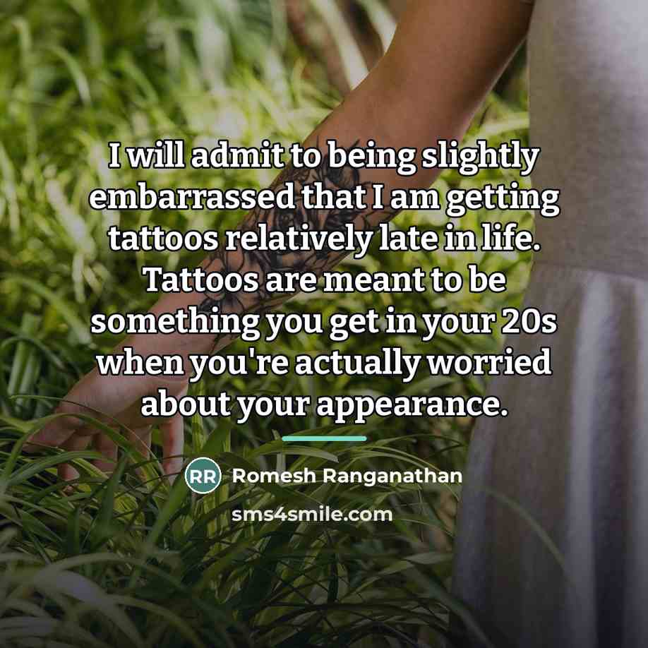 “I will admit to being slightly embarrassed that I am…” quote by Romesh Ranganathan