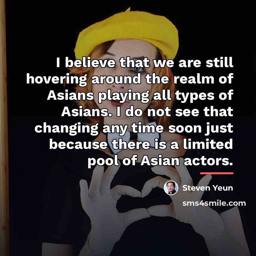 “I believe that we are still hovering around the realm…” quote by Steven Yeun