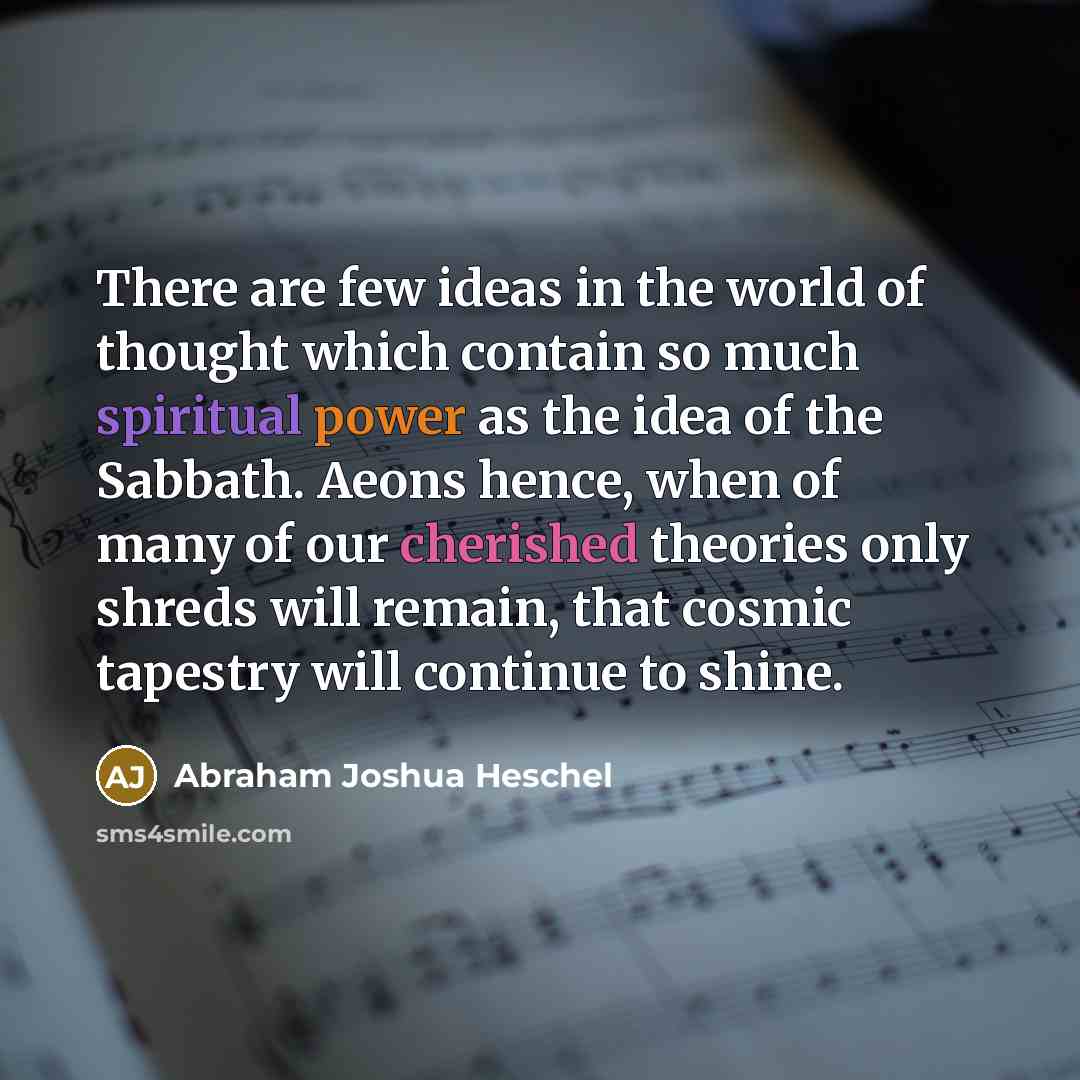 “There are few ideas in the world of thought which…” quote by Abraham Joshua Heschel