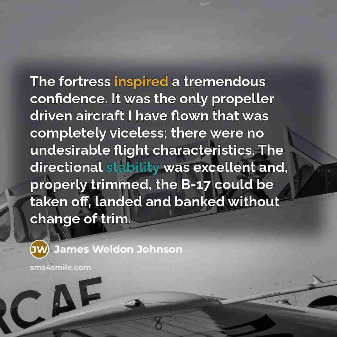 “The fortress inspired a tremendous confidence. It was the only…” quote by James Weldon Johnson
