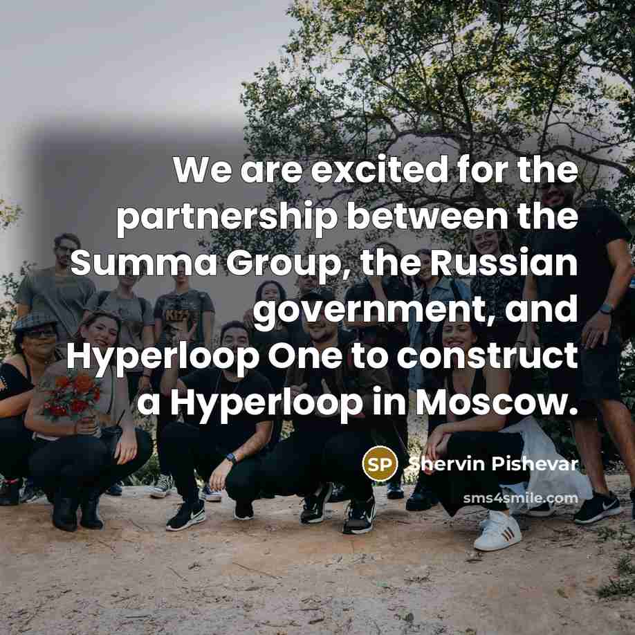 “We are excited for the partnership between the Summa Group,…” quote by Shervin Pishevar