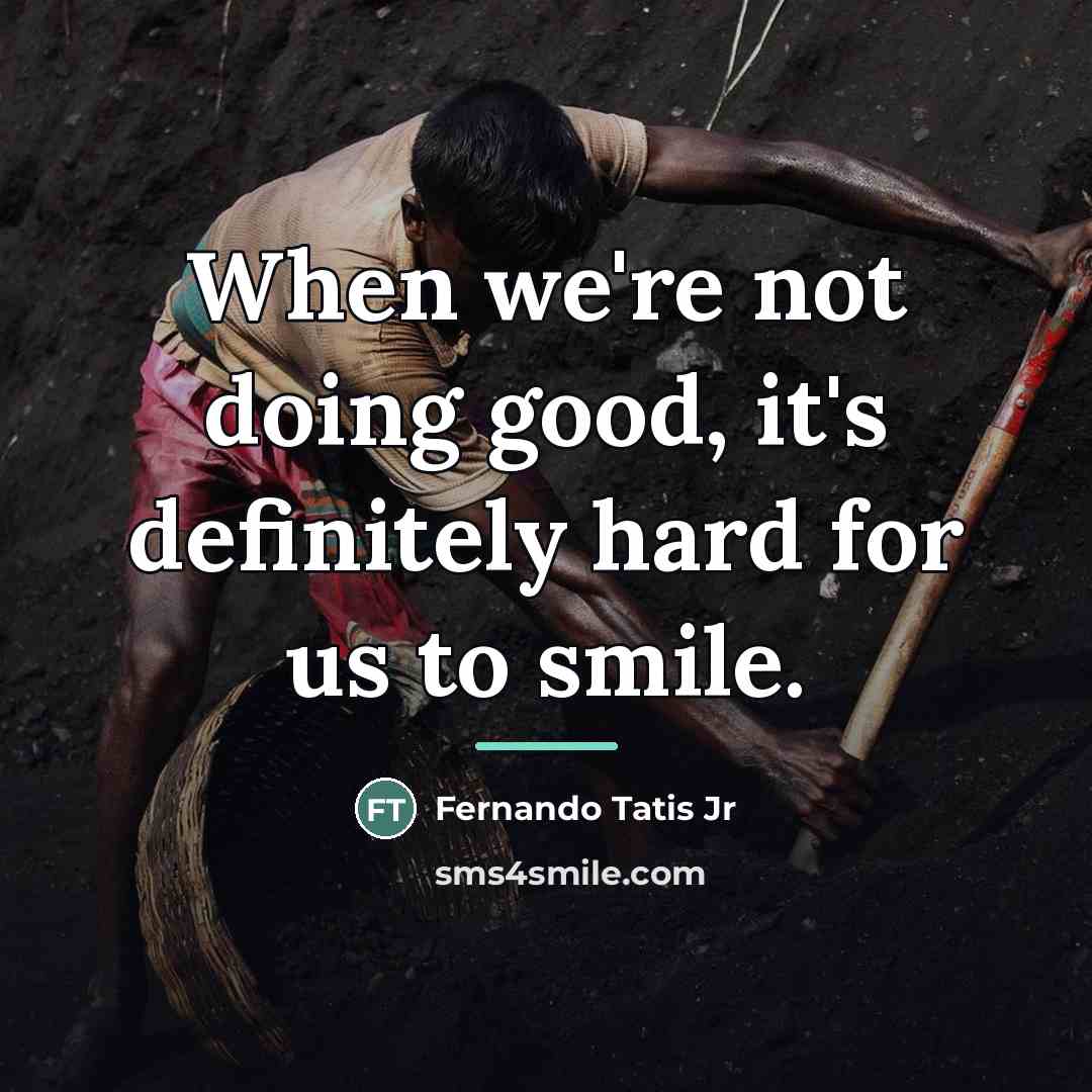 “When we're not doing good, it's definitely hard for us…” quote by Fernando Tatis Jr