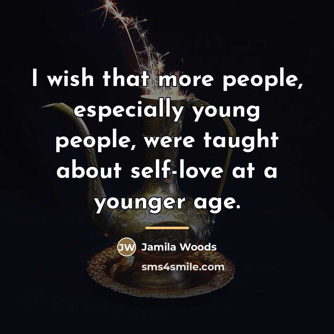 “I wish that more people, especially young people, were taught…” quote by Jamila Woods