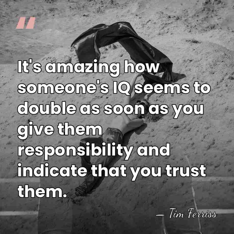 It's amazing how someone's IQ seems to double as soon as you&hellip; - Tim Ferriss