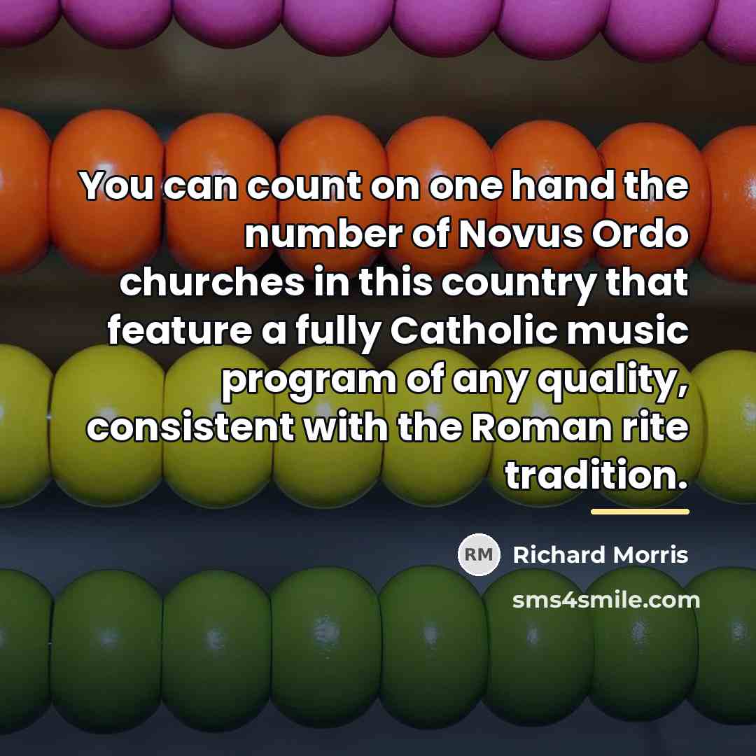 “You can count on one hand the number of Novus…” quote by Richard Morris