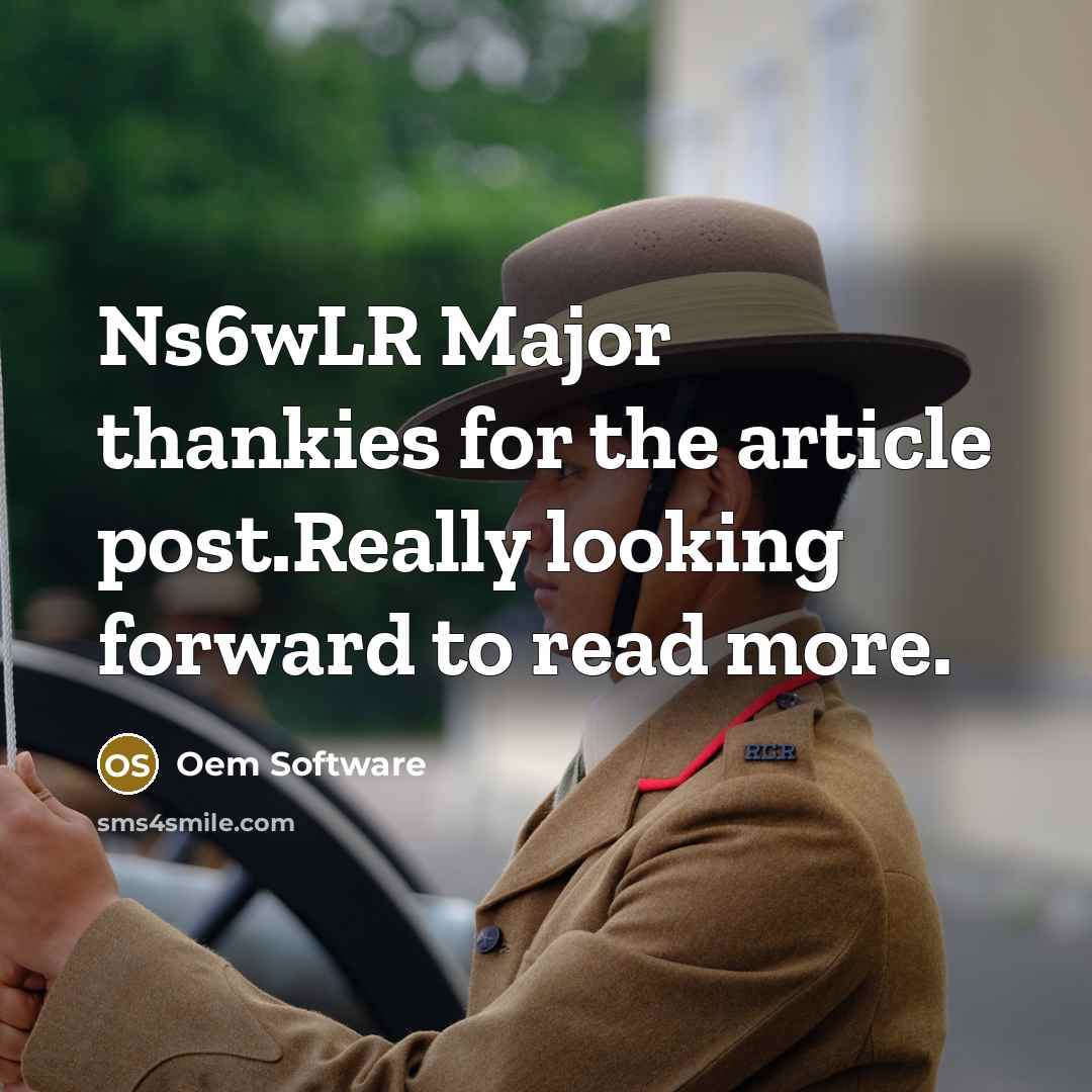 “Ns6wLR Major thankies for the article post.Really looking forward to…” quote by Oem Software