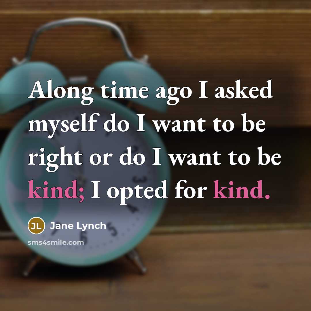 “Along time ago I asked myself do I want to…” quote by Jane Lynch