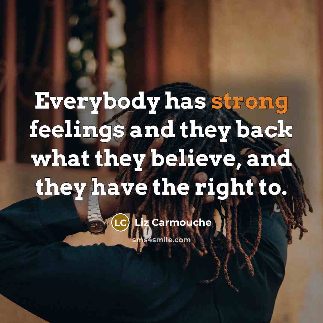 “Everybody has strong feelings and they back what they believe,…” quote by Liz Carmouche