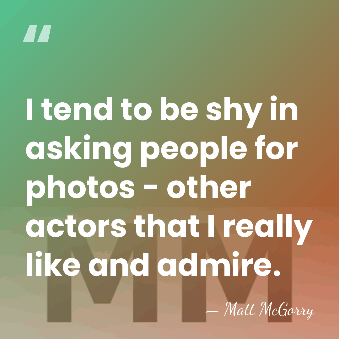 I tend to be shy in asking people for photos - other&hellip; - Matt McGorry