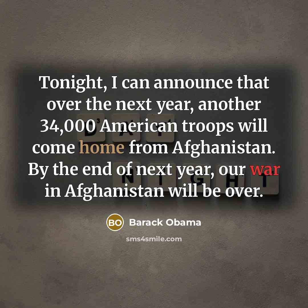 “Tonight, I can announce that over the next year, another…” quote by Barack Obama