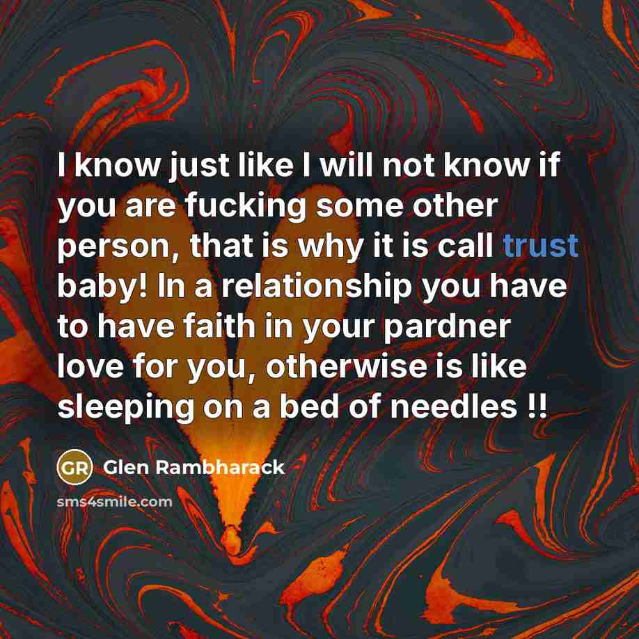 “I know just like I will not know if you…” quote by Glen Rambharack