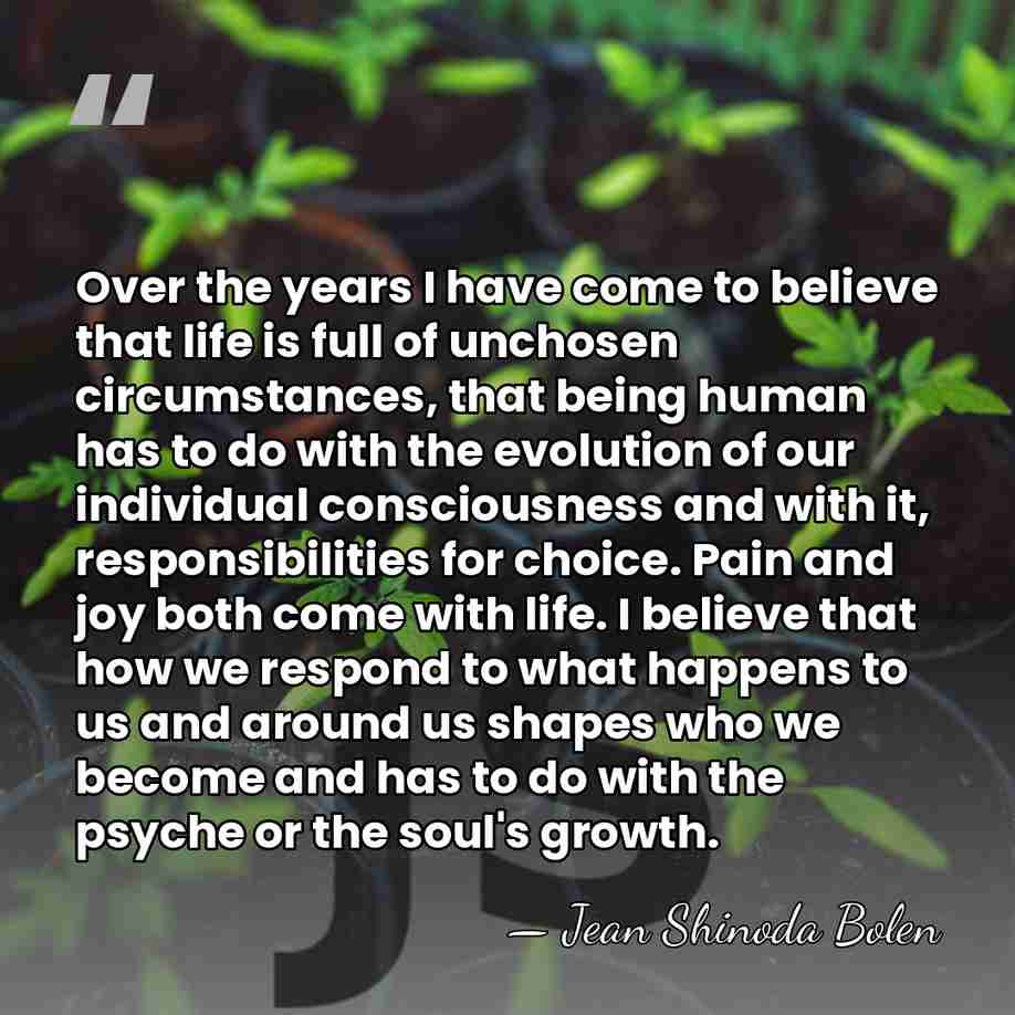 Over the years I have come to believe that life is full&hellip; - Jean Shinoda Bolen