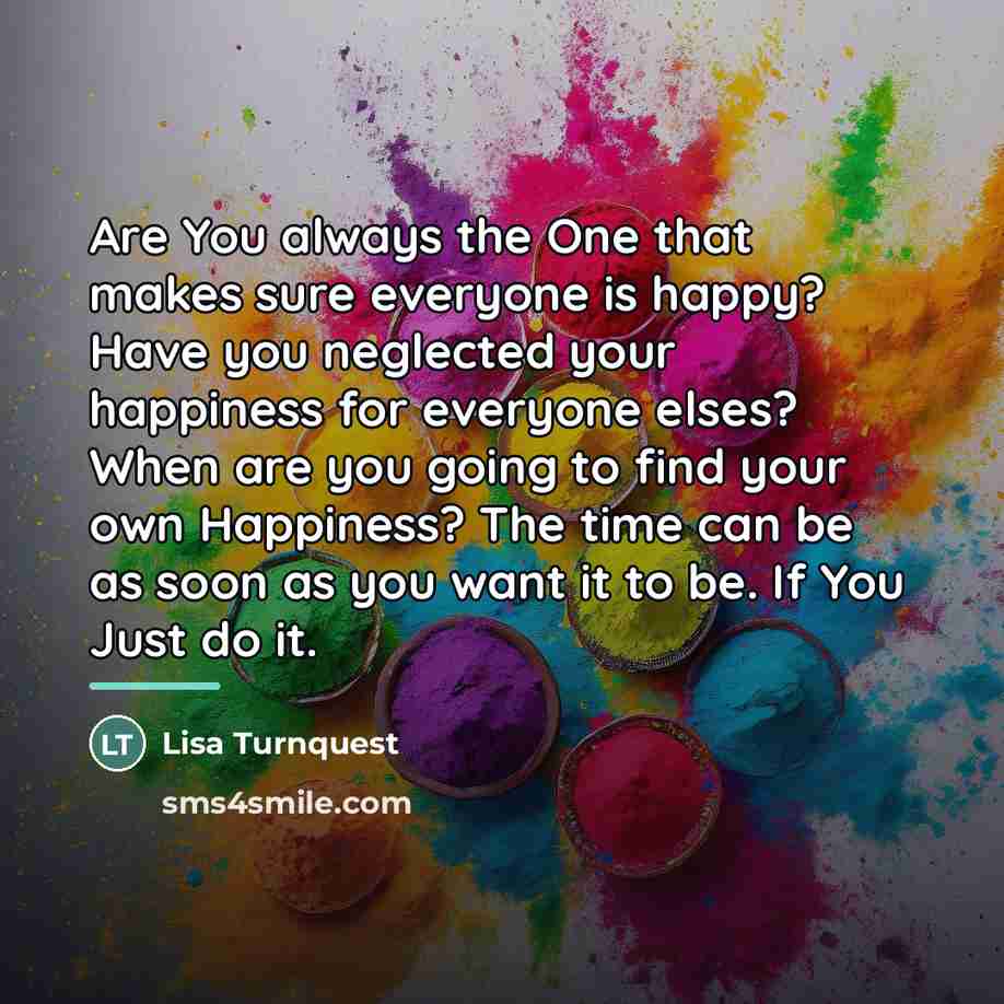 “Are You always the One that makes sure everyone is…” quote by Lisa Turnquest