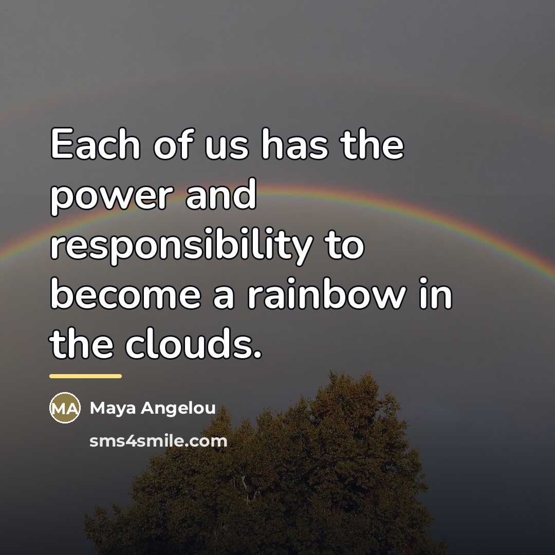 “Each of us has the power and responsibility to become…” quote by Maya Angelou