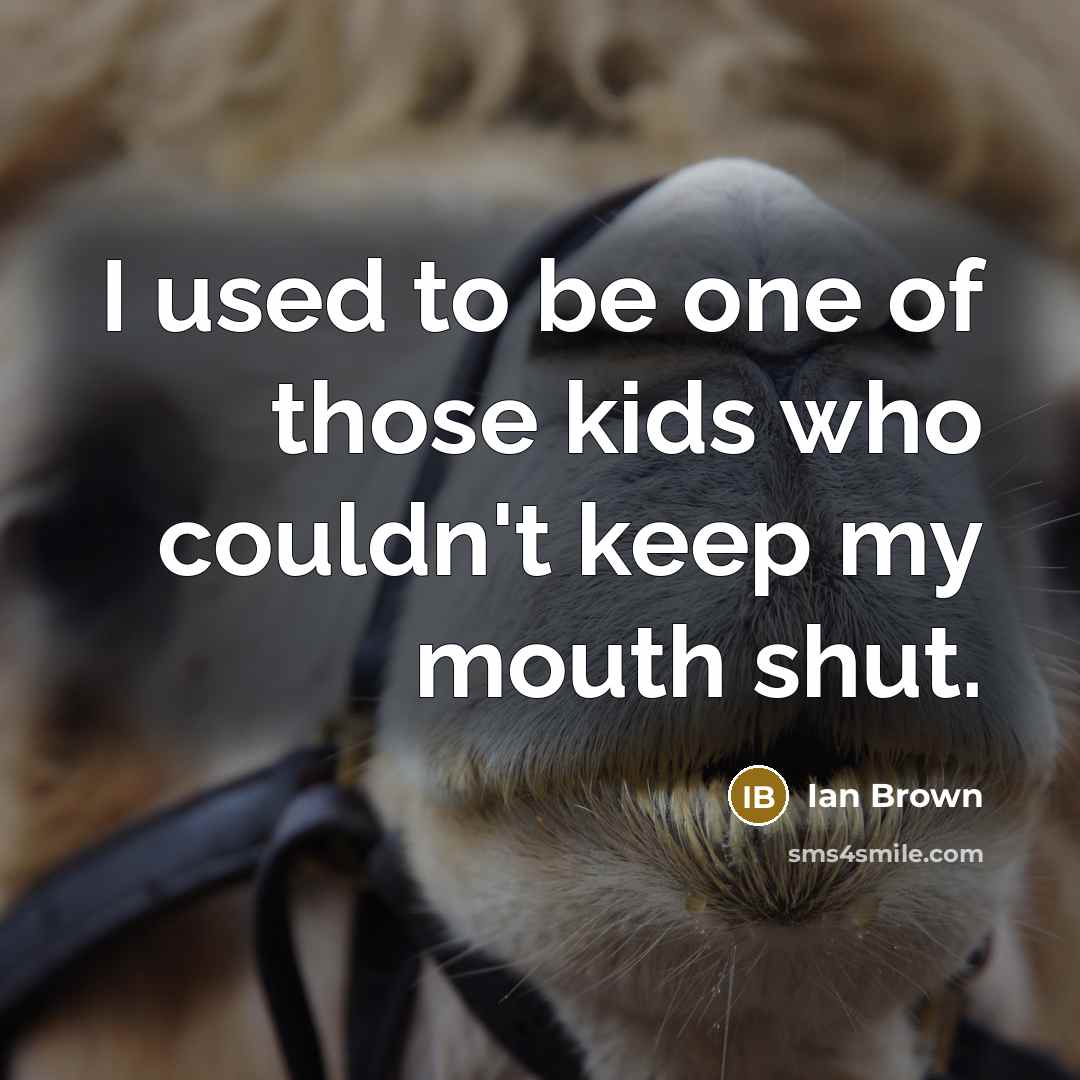 “I used to be one of those kids who couldn't…” quote by Ian Brown